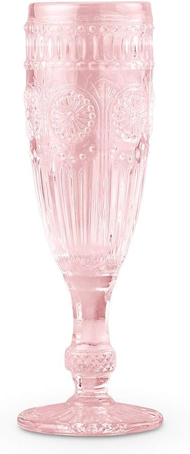Vintage Inspired Pressed Glass Goblet